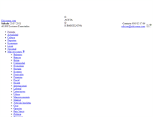 Tablet Screenshot of gacetadebarcelona.com